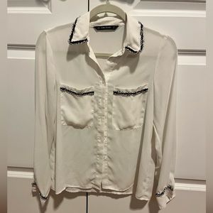 Zara Blouse Size Small